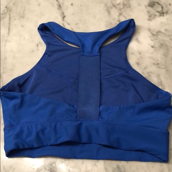 Athleta High Neck Long Line Sports Bra Medium - Picture 2 of 4